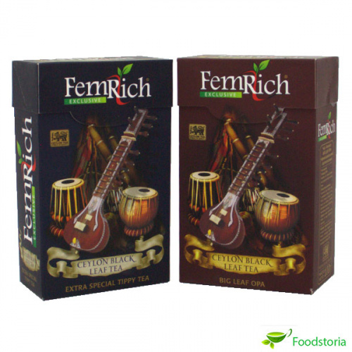 Цейлонский чай FEMRICH Эксклюзивная Коллекция 100 г картон
