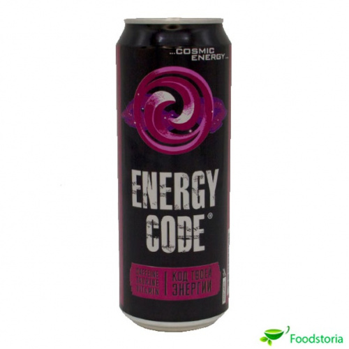 Энергетический напиток Energy Code Typhoon 0,45 л ГОСТ