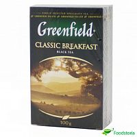 Чай "Гринфилд" 100 г листовой Классический завтрак черный
