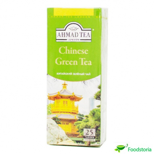 Чай "Ахмад" 25 п. зеленый китайский с/я
